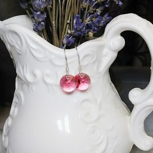 Sterling Silver Swarovski Crystals Earrings
